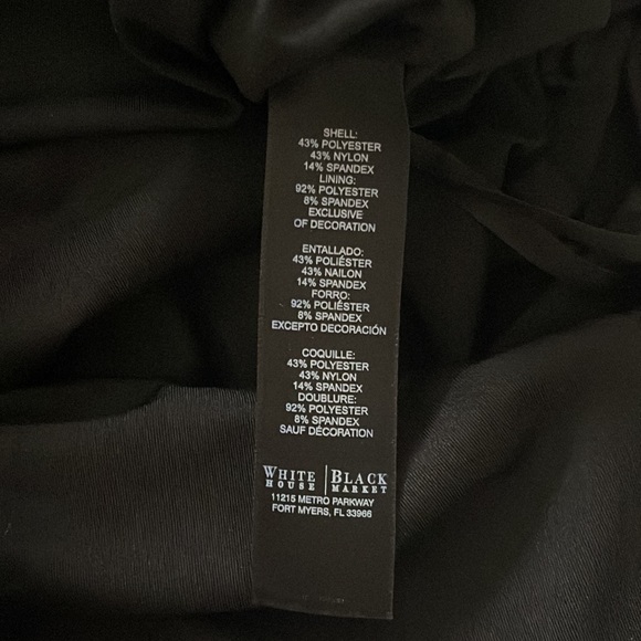 WHBM Art-Deco Inspired Velour Shift Dress - Picture 5 of 5